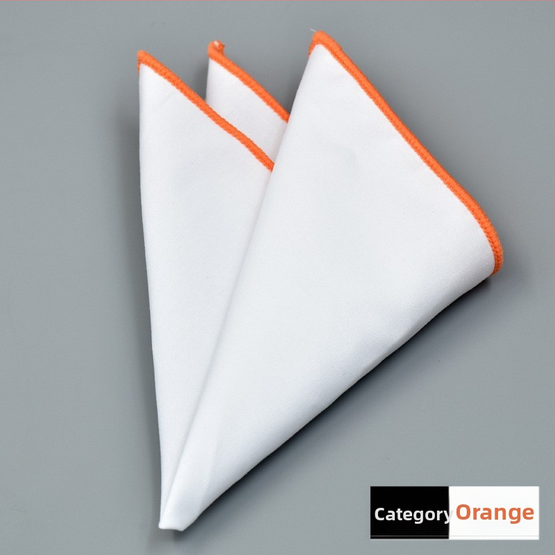 Kokvilnas kabatas lakatiņš uzvalkam, monohromatisks raksts, Jacquard audums, kokvilnas odere