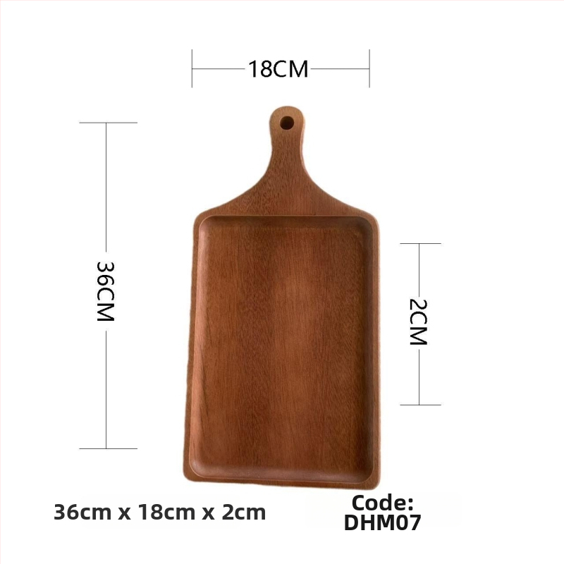 Podnos z masívneho dreva, olejový povrch, jednoduchý vzor, možnosť potlače loga, možnosť prispôsobenia