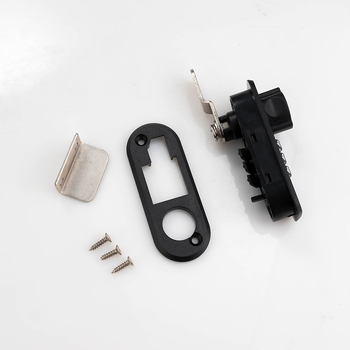 Încuietoare cu combinație pe cadran pentru dulapuri de dosare de birou, cu interblocare în trei, tip numeric, model 666061-11, material: aliaj de zinc + ABS