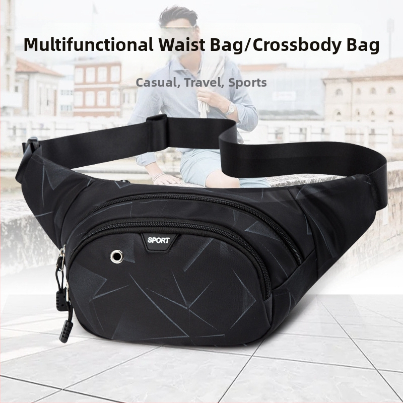 Fuxi sport deréktáska szabadtéri sportokhoz – Oxford anyag, unisex, 2025 tavasz