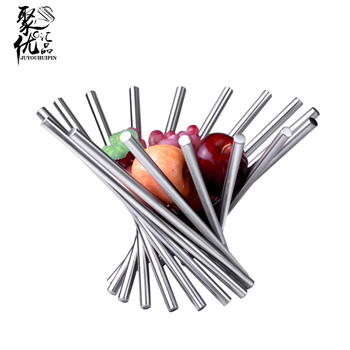 Coș de fructe din oțel inoxidabil, stil simplu, brand Juyou Huipin, calitate de primă clasă