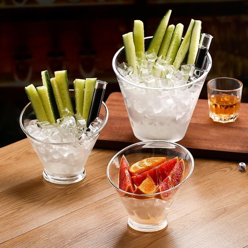 Farfurie de fructe din plastic, stil japonez, margine diagonală, stil simplu