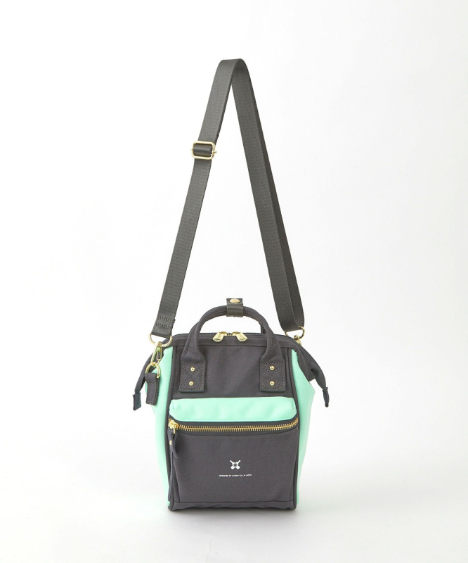 Geantă mini crossbody (pânză Oxford; formă pătrată verticală; fermoar; buzunar pentru ID în interior; Sun Earth&U)