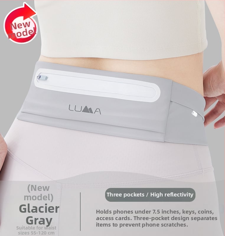 Sport derék táska – Uniszex, Nylon, Vízálló, Ultra könnyű, Kültéri sportokhoz