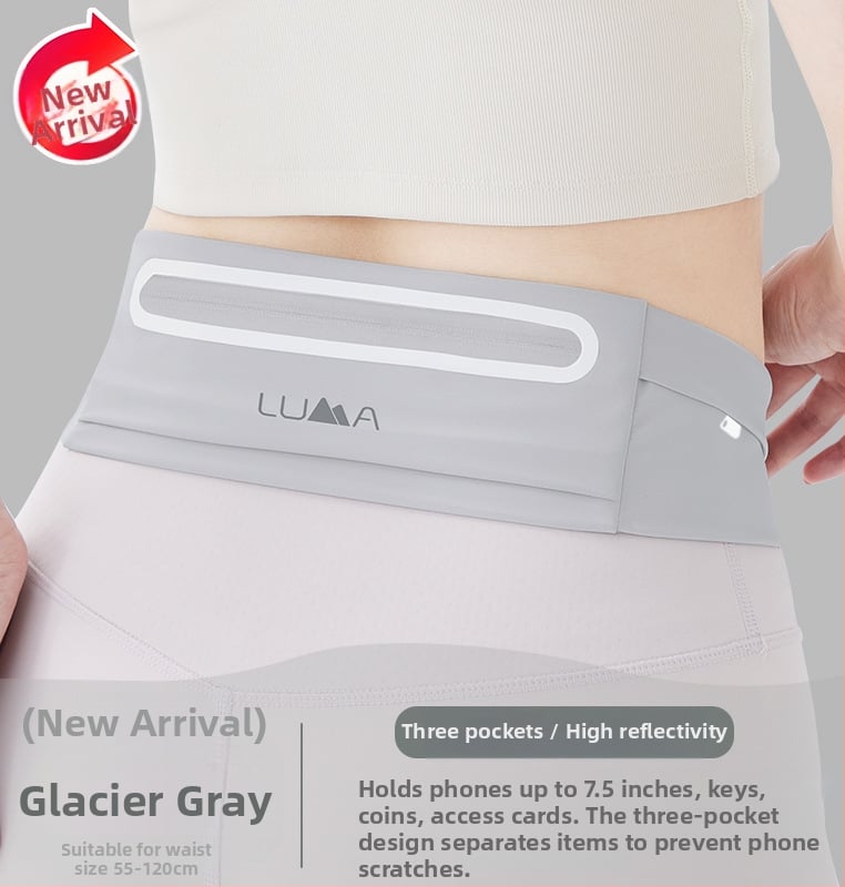 Sport derék táska – Uniszex, Nylon, Vízálló, Ultra könnyű, Kültéri sportokhoz