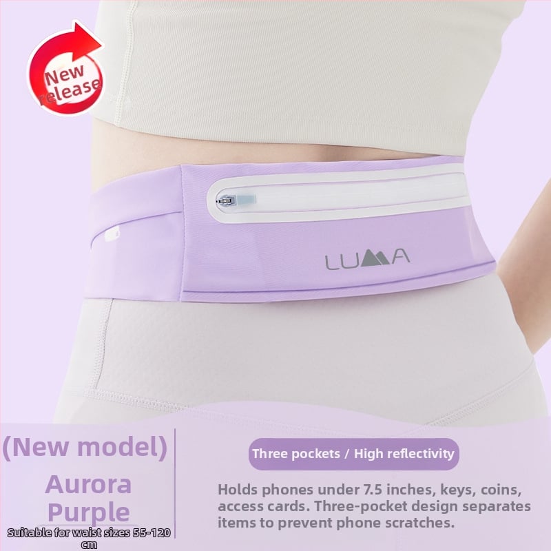 Sport derék táska – Uniszex, Nylon, Vízálló, Ultra könnyű, Kültéri sportokhoz