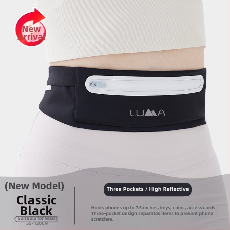 Sport derék táska – Uniszex, Nylon, Vízálló, Ultra könnyű, Kültéri sportokhoz