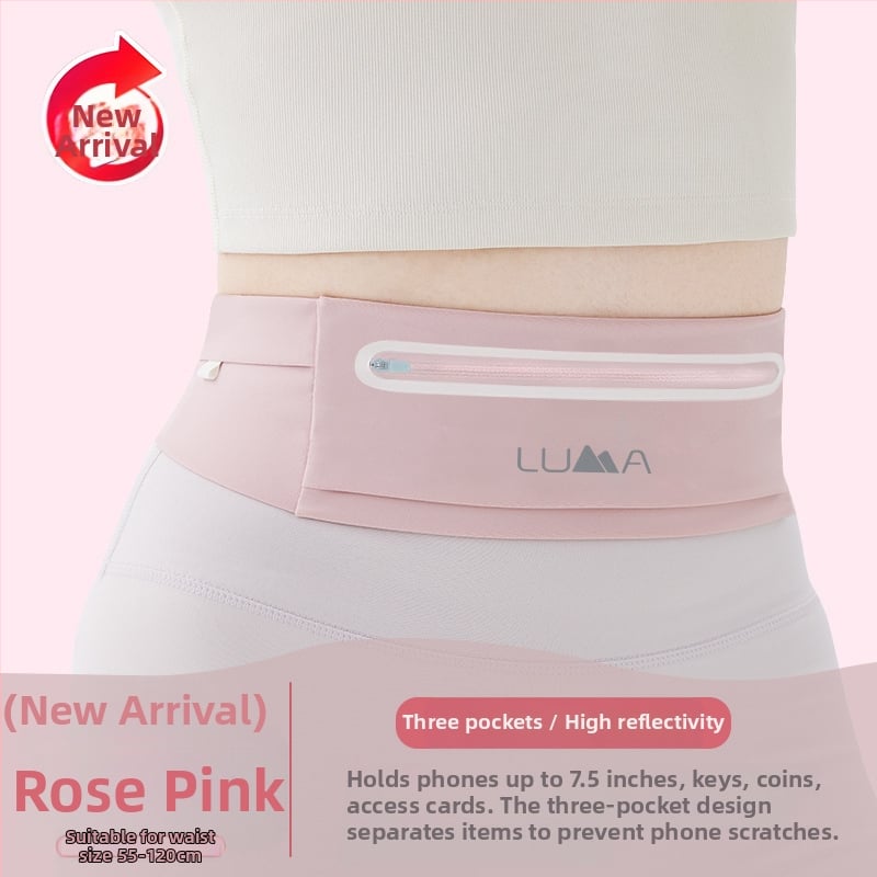 Sport derék táska – Uniszex, Nylon, Vízálló, Ultra könnyű, Kültéri sportokhoz