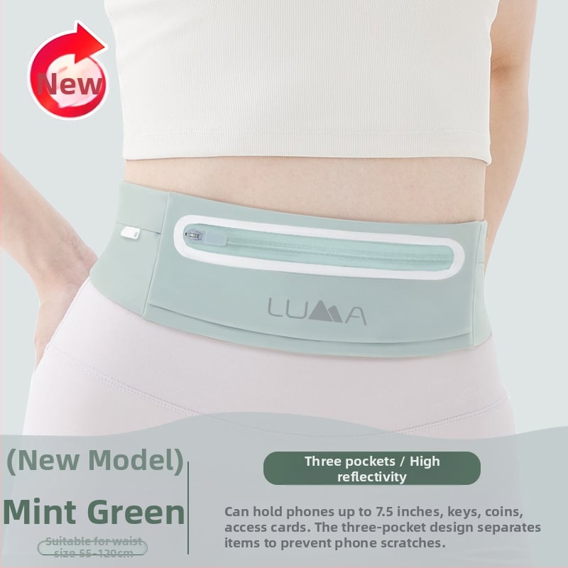 Sport derék táska – Uniszex, Nylon, Vízálló, Ultra könnyű, Kültéri sportokhoz