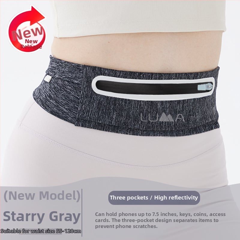 Sport derék táska – Uniszex, Nylon, Vízálló, Ultra könnyű, Kültéri sportokhoz