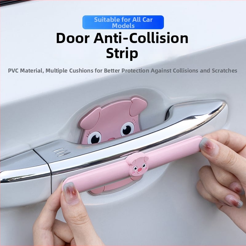 PVC kolīzijas aizsargs durvju bedrēm automašīnai, universāls modelis, pielāgota apstrāde