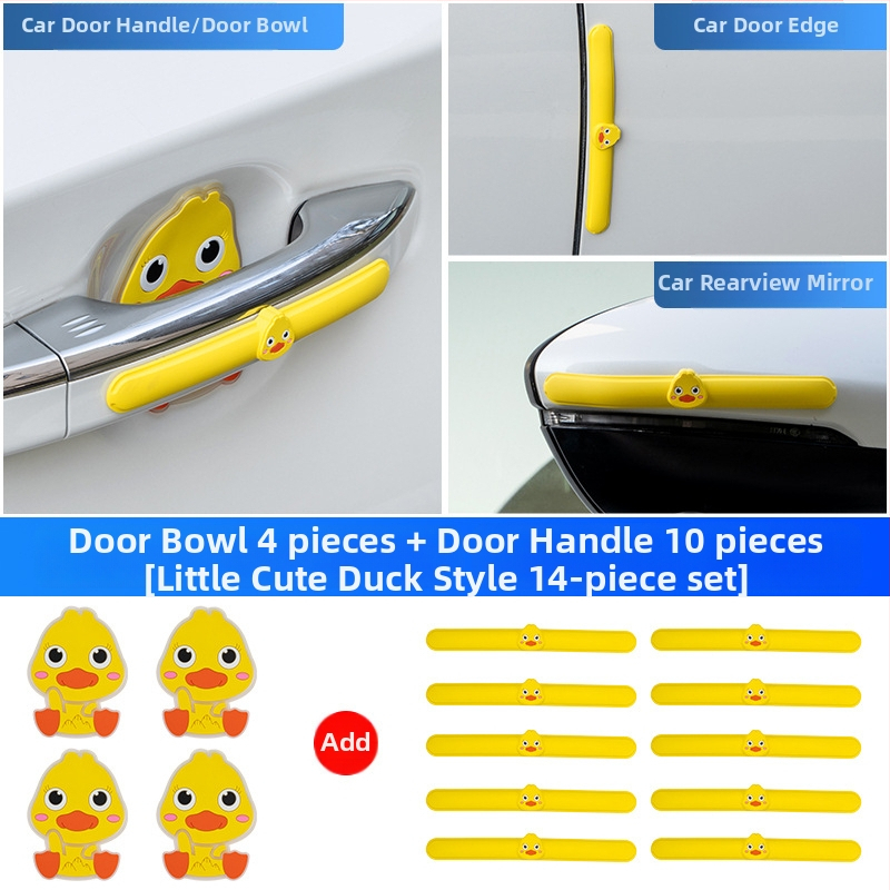 PVC kolīzijas aizsargs durvju bedrēm automašīnai, universāls modelis, pielāgota apstrāde