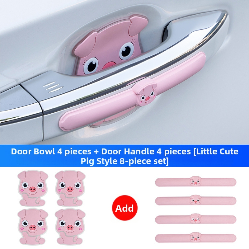 PVC kolīzijas aizsargs durvju bedrēm automašīnai, universāls modelis, pielāgota apstrāde