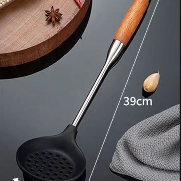 Set silikónových kuchynských špachtiel s nerezovou rukoväťou | potravinársky silikón, nepriľnavé, odolné voči vysokým teplotám, protišmykové