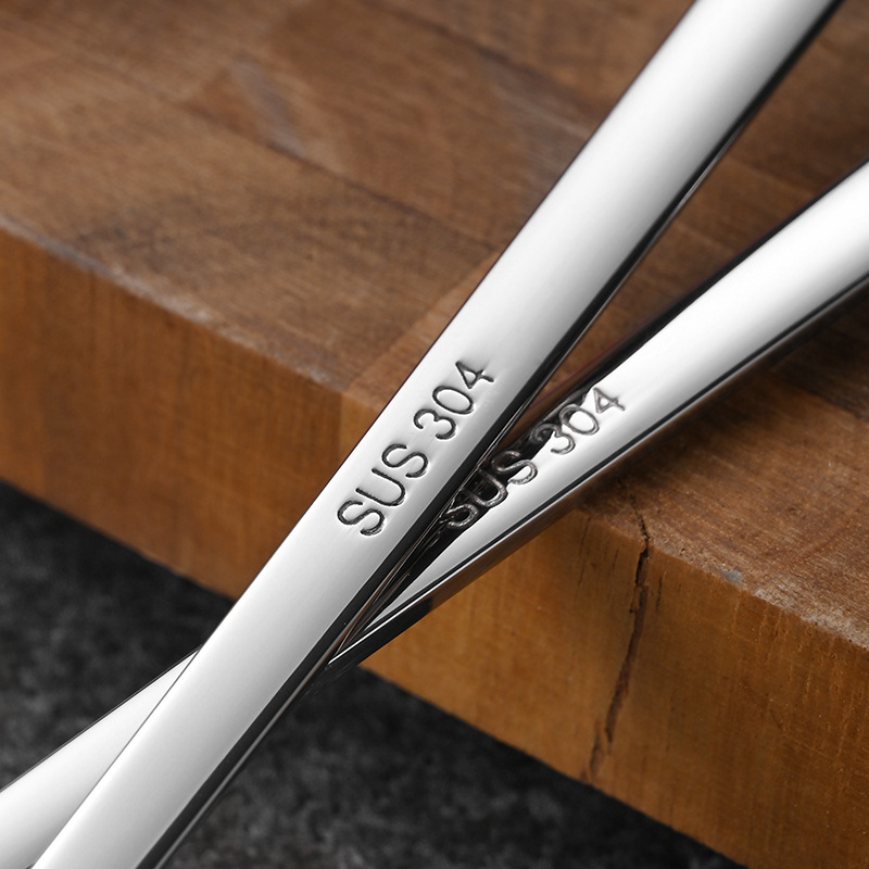 Hinsika lingură bar din oțel inoxidabil 304, cu mâner lung, pentru cafea, cocktailuri și ceai cu lapte – luciu oglindă