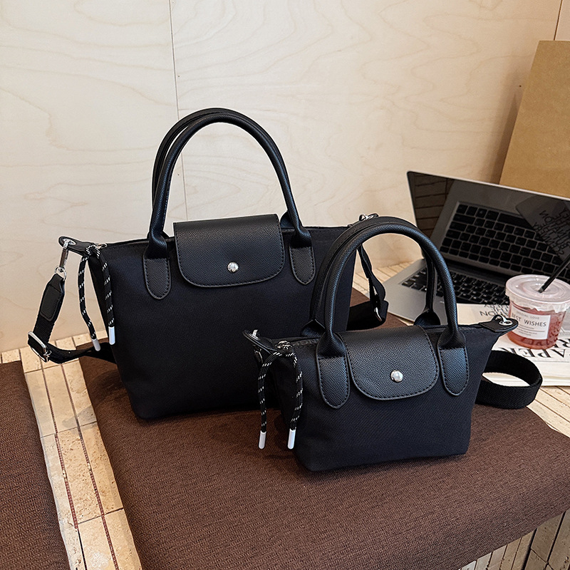 Crossbody taška z Oxford textílie, unisex štýl, zipsové zapínanie, horizontálny štvorcový tvar, polyesterová podšívka