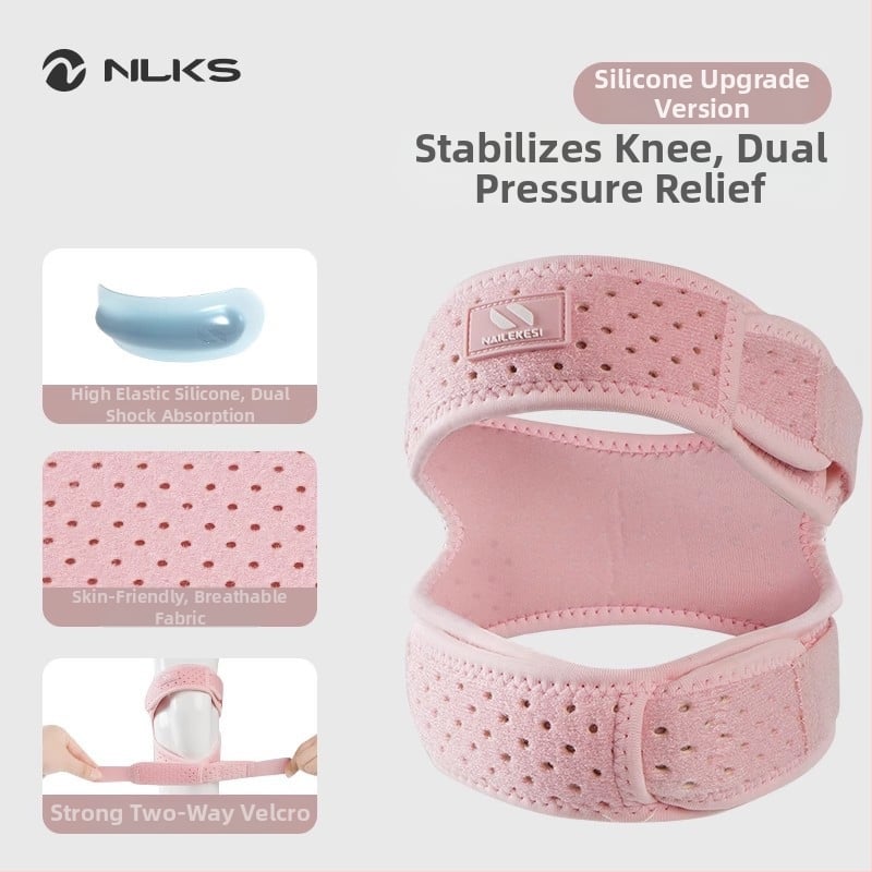 Наколенка за патела за спорт с спандекс — защита на коляното при катерене, бягане, походи и волейбол