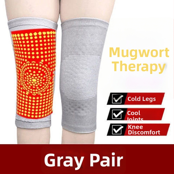 Джинджифилов протектор за коляното със самозагряваща се технология — универсален, спандекс, защита на коляното, 6 часа топлина