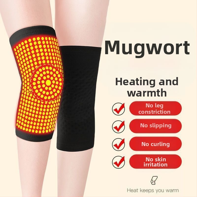 Джинджифилов протектор за коляното със самозагряваща се технология — универсален, спандекс, защита на коляното, 6 часа топлина