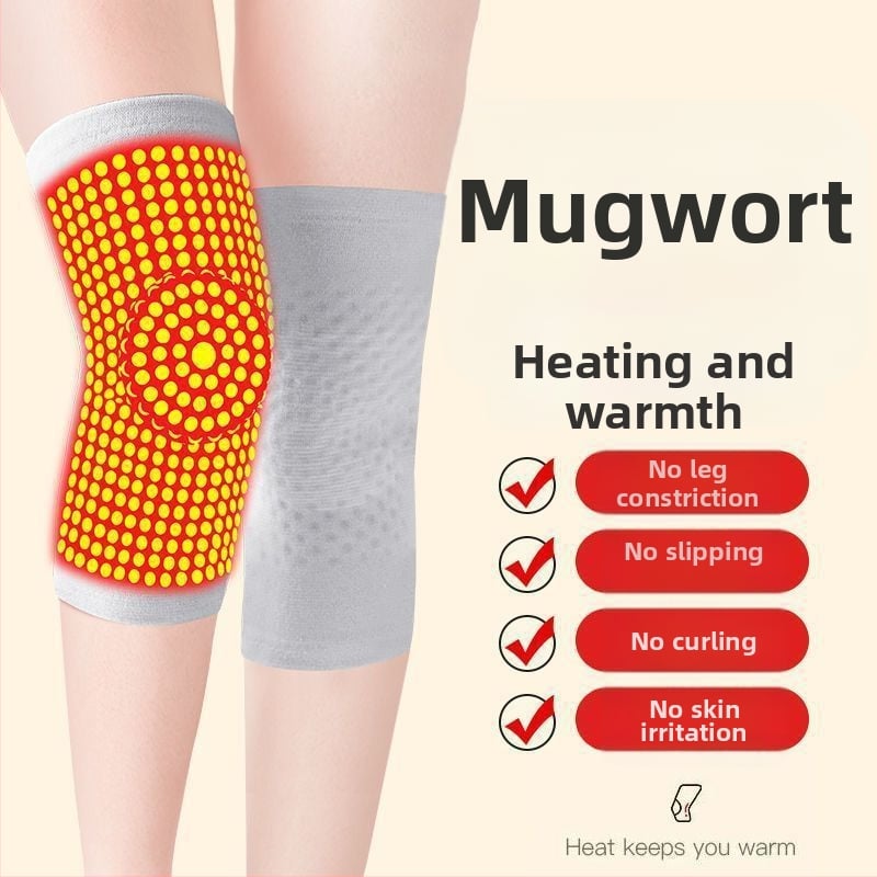 Джинджифилов протектор за коляното със самозагряваща се технология — универсален, спандекс, защита на коляното, 6 часа топлина