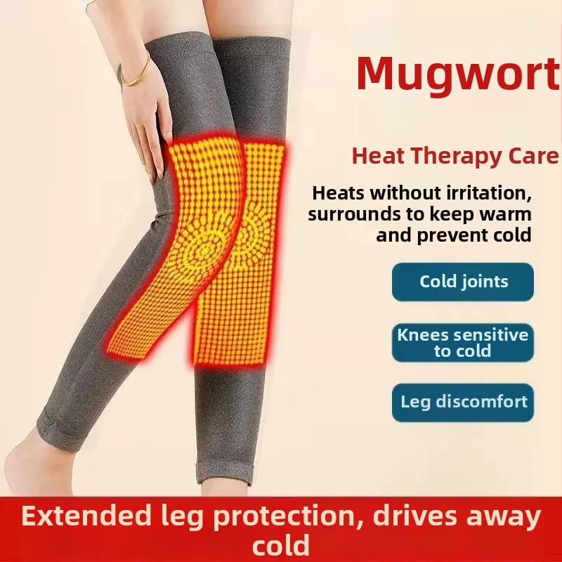 Джинджифилов протектор за коляното със самозагряваща се технология — универсален, спандекс, защита на коляното, 6 часа топлина