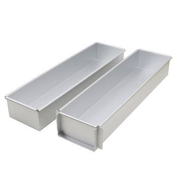 Jyf alumínium ötvözetű, fedeles tortaforma, téglalap alakú nyílással, tiramisu, sajttorta és mousse számára