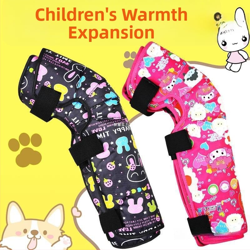 Зимни детски протектори за колене — дебели и ветроустойчиви за каране на велосипед и електрически превозни средства