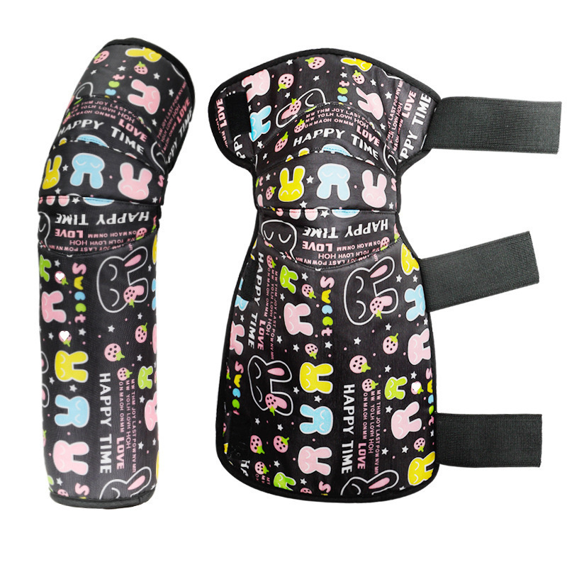 Зимни детски протектори за колене — дебели и ветроустойчиви за каране на велосипед и електрически превозни средства