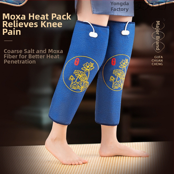 Elektriline soojendav põlvepatja soola kotikesega ja moksibustiooni kuuma kompressi jaoks koduseks füsioteraapias