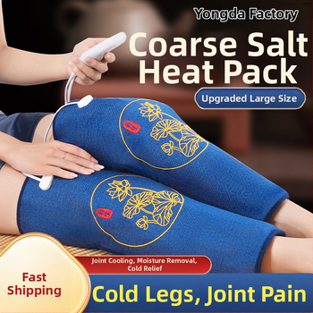 Elektriline soojendav põlvepatja soola kotikesega ja moksibustiooni kuuma kompressi jaoks koduseks füsioteraapias