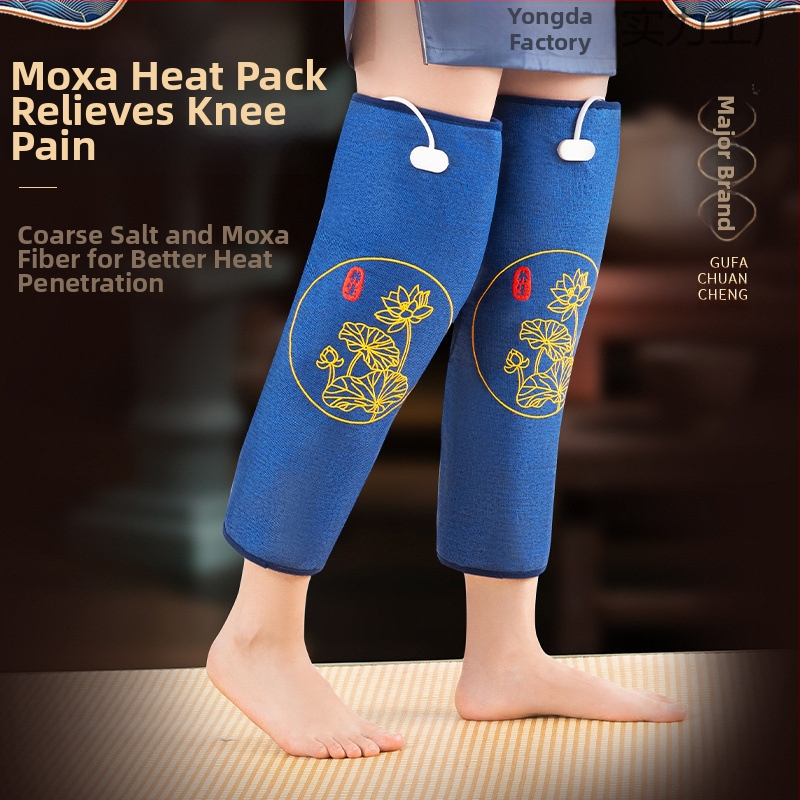 Elektrická vyhrievacia kolenná podložka so soľnou vreckou a teplým kompresom pre moxibustiu pre domáce fyzioterapeutické ošetrenie