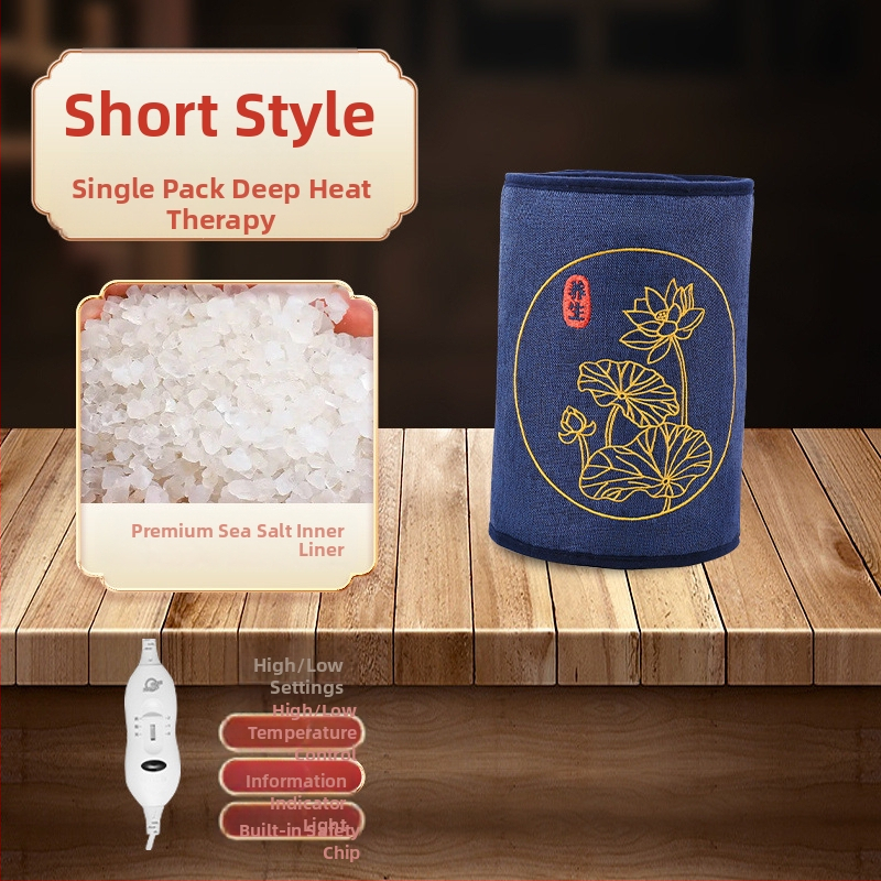 Elektriline soojendav põlvepatja soola kotikesega ja moksibustiooni kuuma kompressi jaoks koduseks füsioteraapias