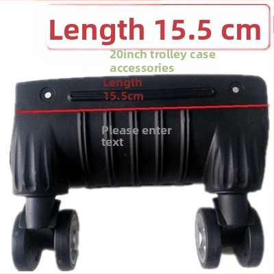 Bagažinių ratukai - vienos dalies konstrukcija, amortuojantys šokius, universali suderinamumas, ABS medžiaga