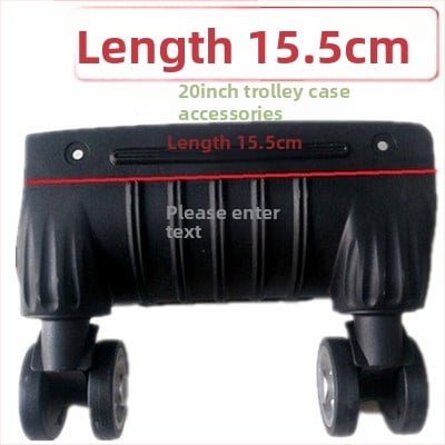 Bagažinių ratukai - vienos dalies konstrukcija, amortuojantys šokius, universali suderinamumas, ABS medžiaga