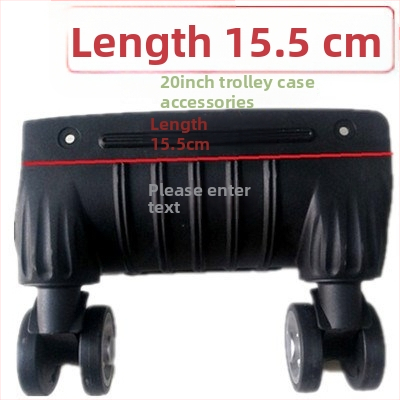 Bagažinių ratukai - vienos dalies konstrukcija, amortuojantys šokius, universali suderinamumas, ABS medžiaga