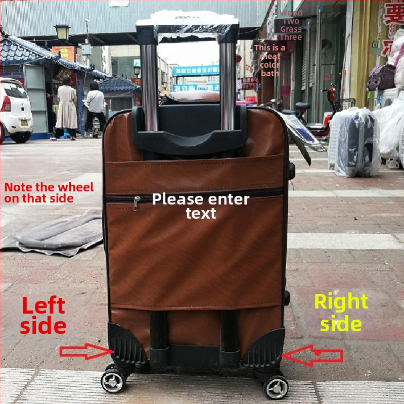 Riteņi bagāžai - viengabala konstrukcija, triecienu amortizācija, universāla pielāgošana, ABS materiāls