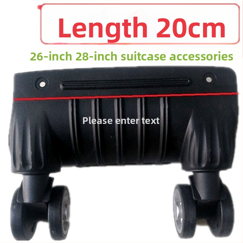 Riteņi bagāžai - viengabala konstrukcija, triecienu amortizācija, universāla pielāgošana, ABS materiāls