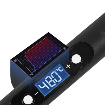 Ηλεκτρικό κολλητήρι συγκόλλησης με ψηφιακή οθόνη και έλεγχο θερμοκρασίας – σετ DIY από ανοξείδωτο ατσάλι