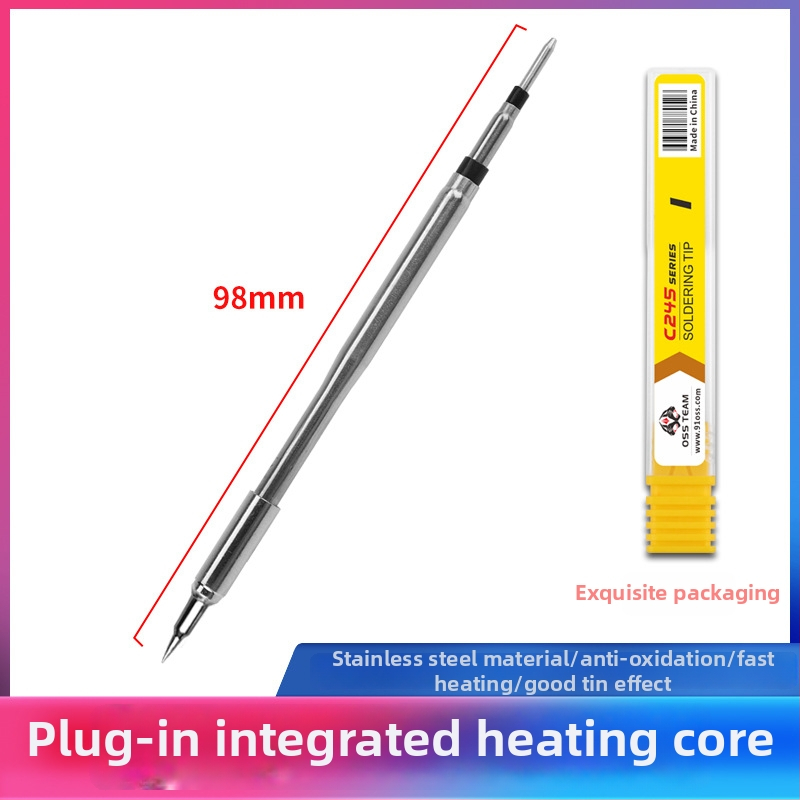 Stație de lipit termostatică T245 pentru reparații telefoane mobile, temperatură reglabilă, vârf curbat C245, 220V