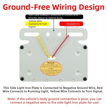 LED странична светлина за ремаркето на камион, 12/24V, IP68 водоустойчива, двойна редица LED, корпус от PC, живот 50 000 ч