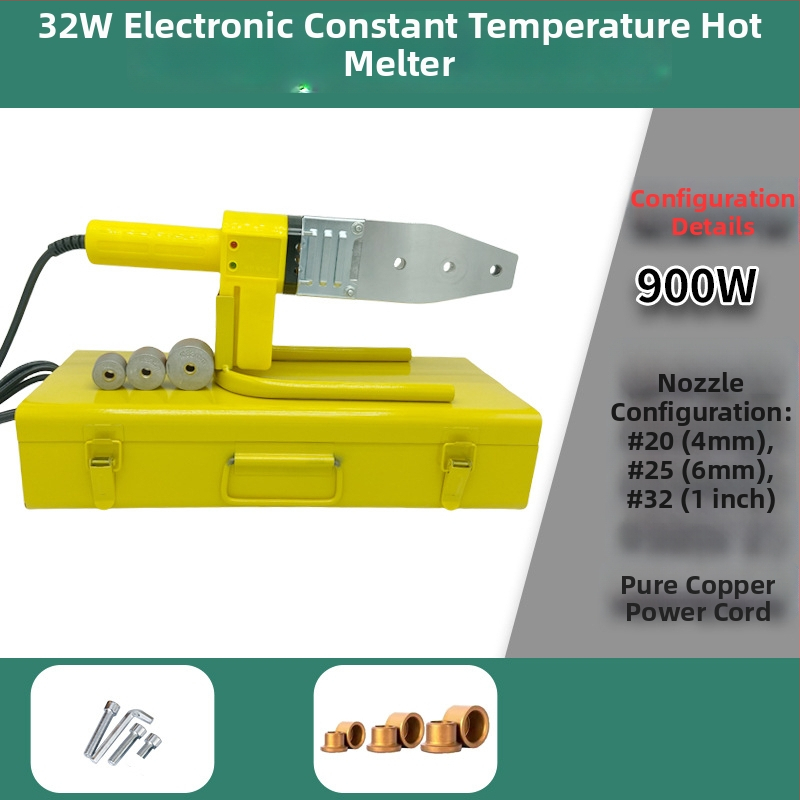 Sudură prin topire pentru țevi PPR, cu afișaj digital și control de temperatură constantă (50 Hz, 220 V)