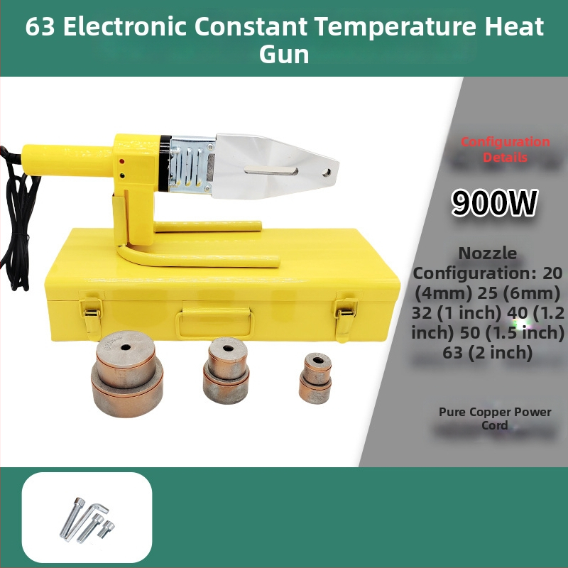 Sudură prin topire pentru țevi PPR, cu afișaj digital și control de temperatură constantă (50 Hz, 220 V)