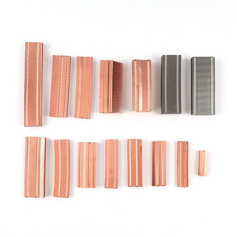 Testreszabható laptop réz hűtőbordák, téglalap alakúak, hőcsőhegesztett, passzív hűtés