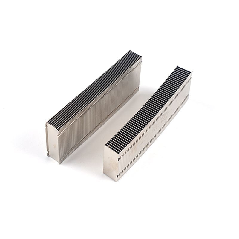 Testreszabható laptop réz hűtőbordák, téglalap alakúak, hőcsőhegesztett, passzív hűtés