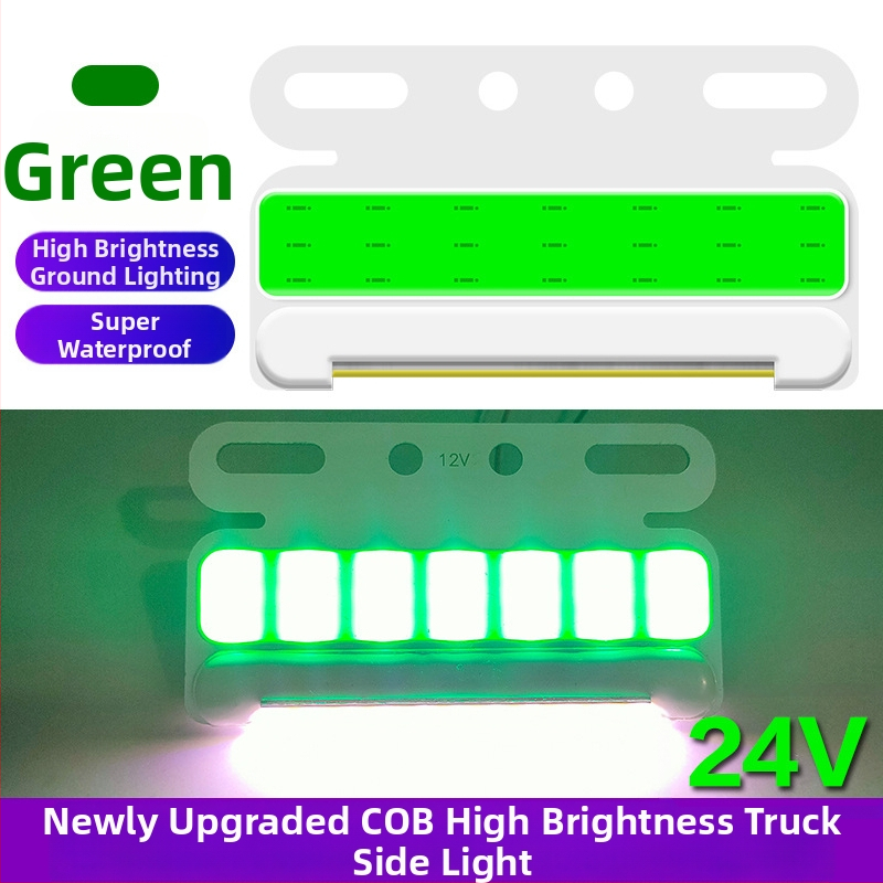 Ултратънък страничен светлинен модул за камион, COB LED, 12-24V, 8W, водоустойчив, алуминиев субстрат, модел New Edge Light