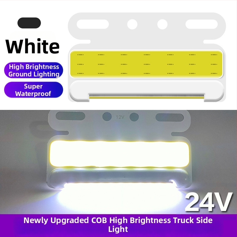 Ултратънък страничен светлинен модул за камион, COB LED, 12-24V, 8W, водоустойчив, алуминиев субстрат, модел New Edge Light