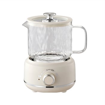 Kels Veselības tējkanna — borosilikāta stikls, modelis JJ-20360B, tilpums līdz 1 L, 360 W pie 220 V, mehāniskā vadība