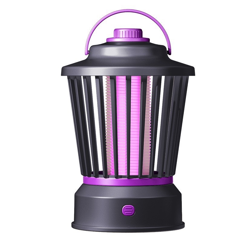 Вътрешна лампа за улов на комари, USB презареждаща се, LED светлина, тип улов, обхват до 10 m²