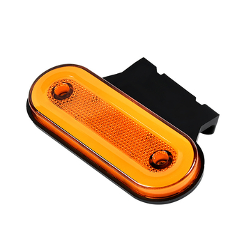 LED šviesos vadovas šoninis žibintas sunkvežimiams, 12-24V DC, plastikas + aliuminis, 6000 lm