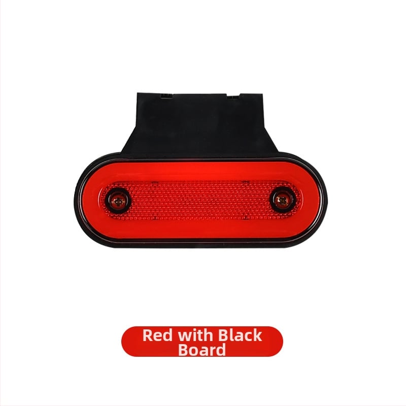 LED šviesos vadovas šoninis žibintas sunkvežimiams, 12-24V DC, plastikas + aliuminis, 6000 lm